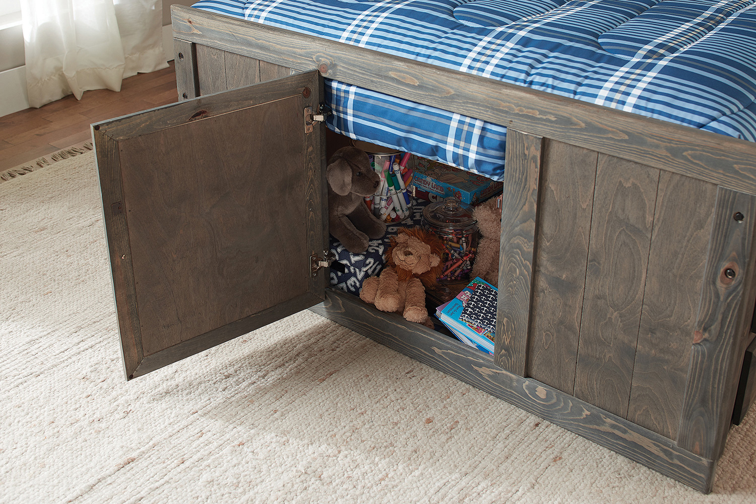 Coaster - Wrangle Hill Twin Storage Bed in Gun Smoke