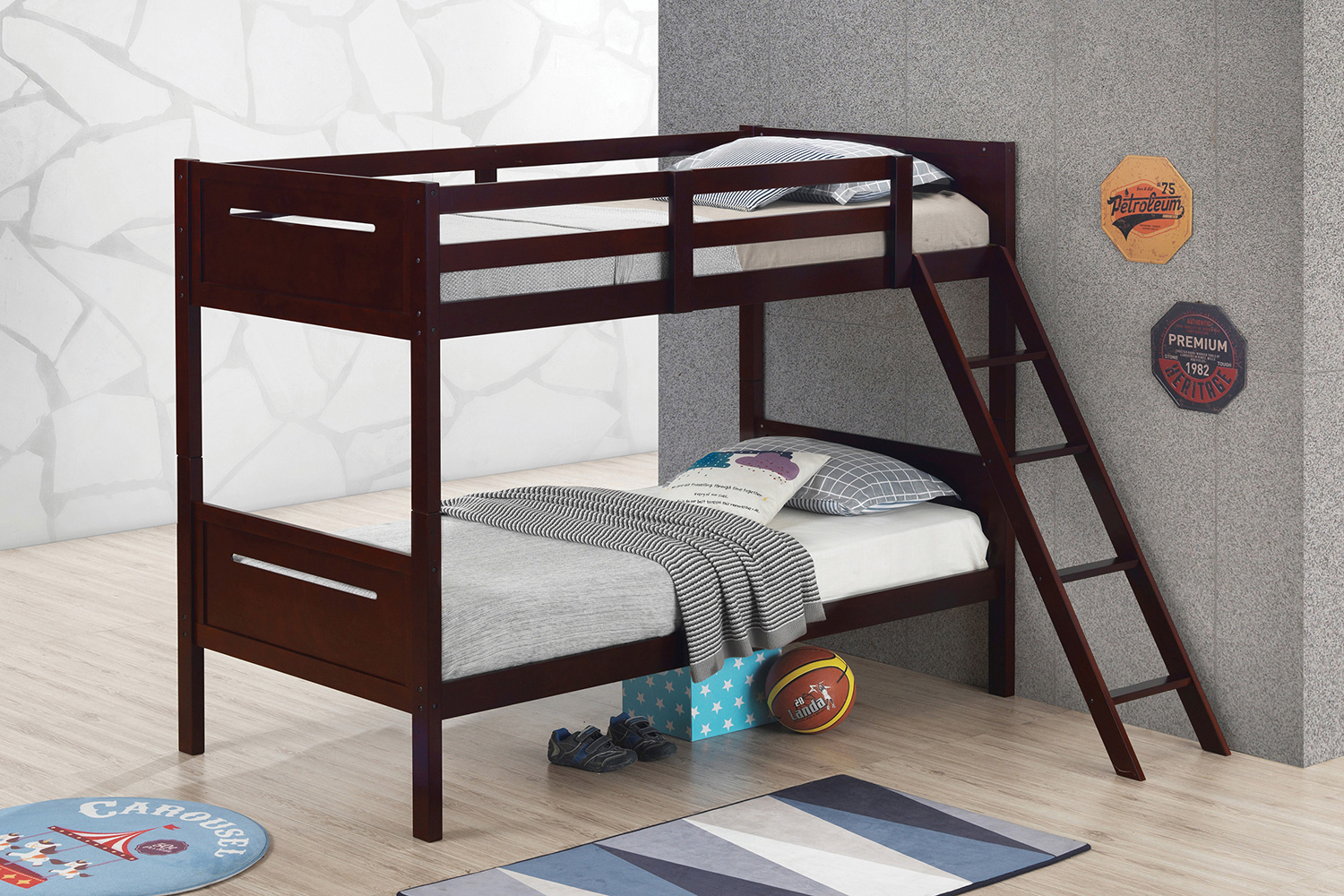 Coaster Littleton Twin/Twin Bunk Bed - Espresso