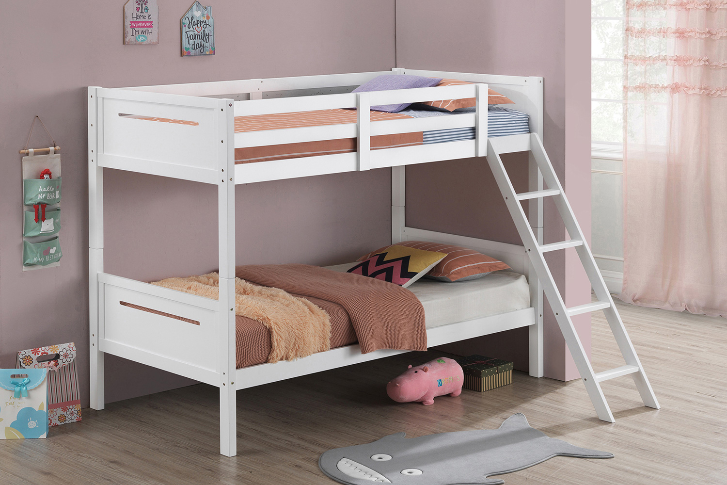 Coaster Littleton Twin/Twin Bunk Bed - White