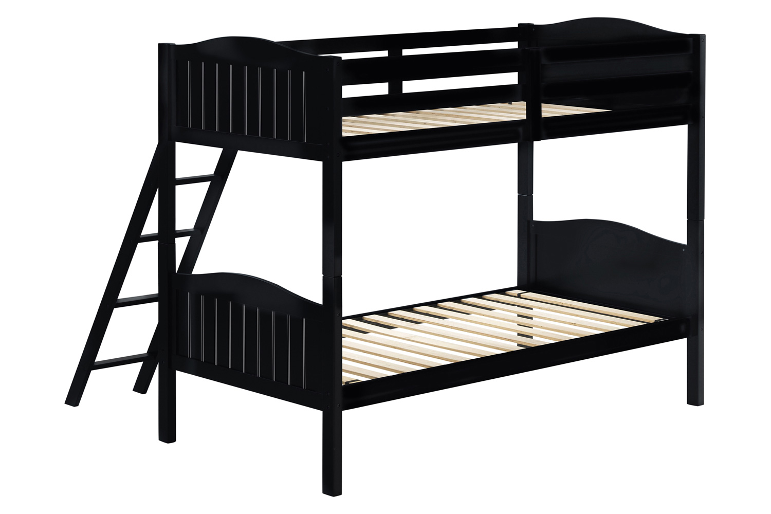 Coaster Littleton Twin/Twin Bunk Bed with Ladder - Black