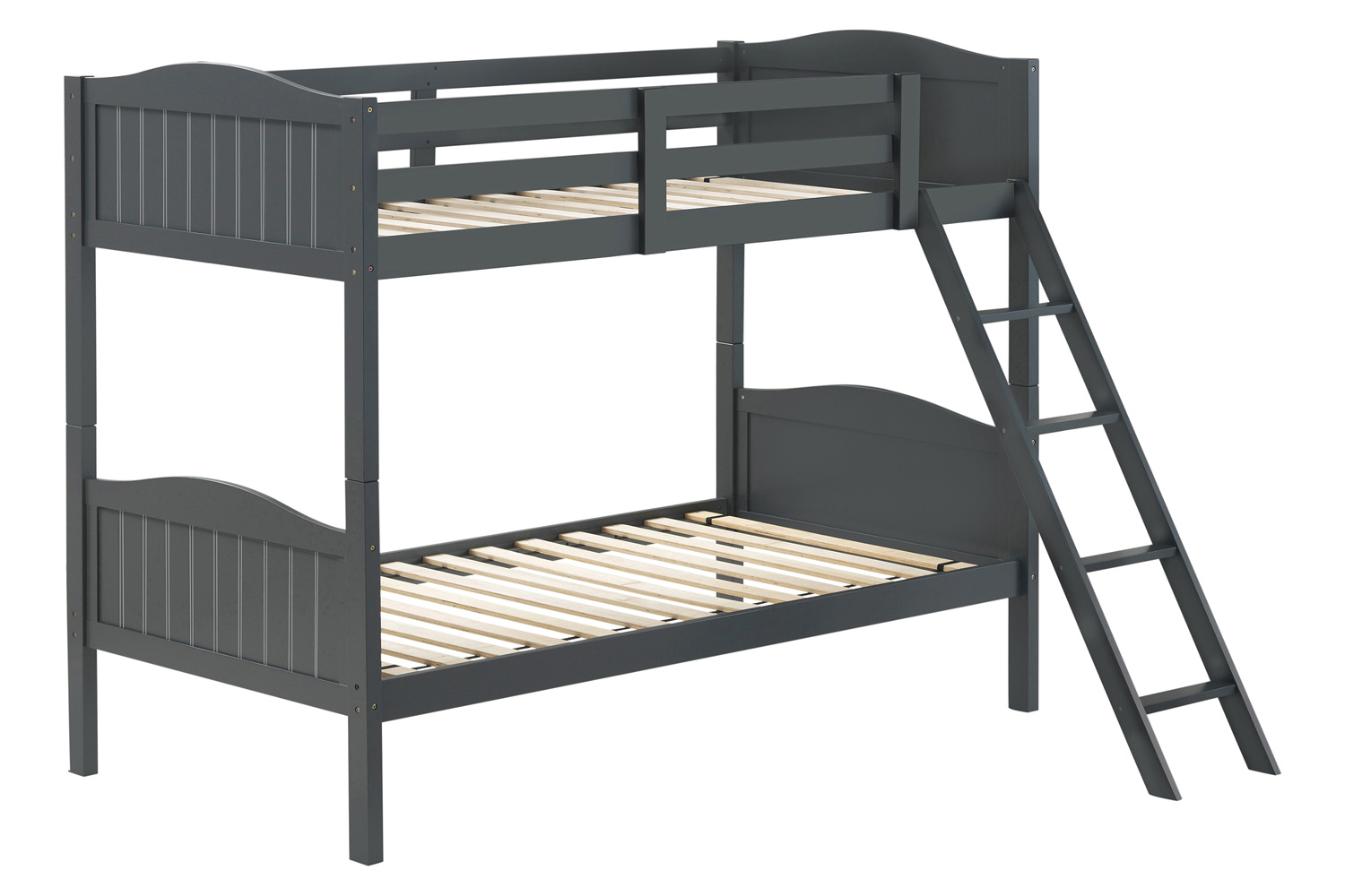 Coaster Littleton Twin/Twin Bunk Bed with Ladder - Gray