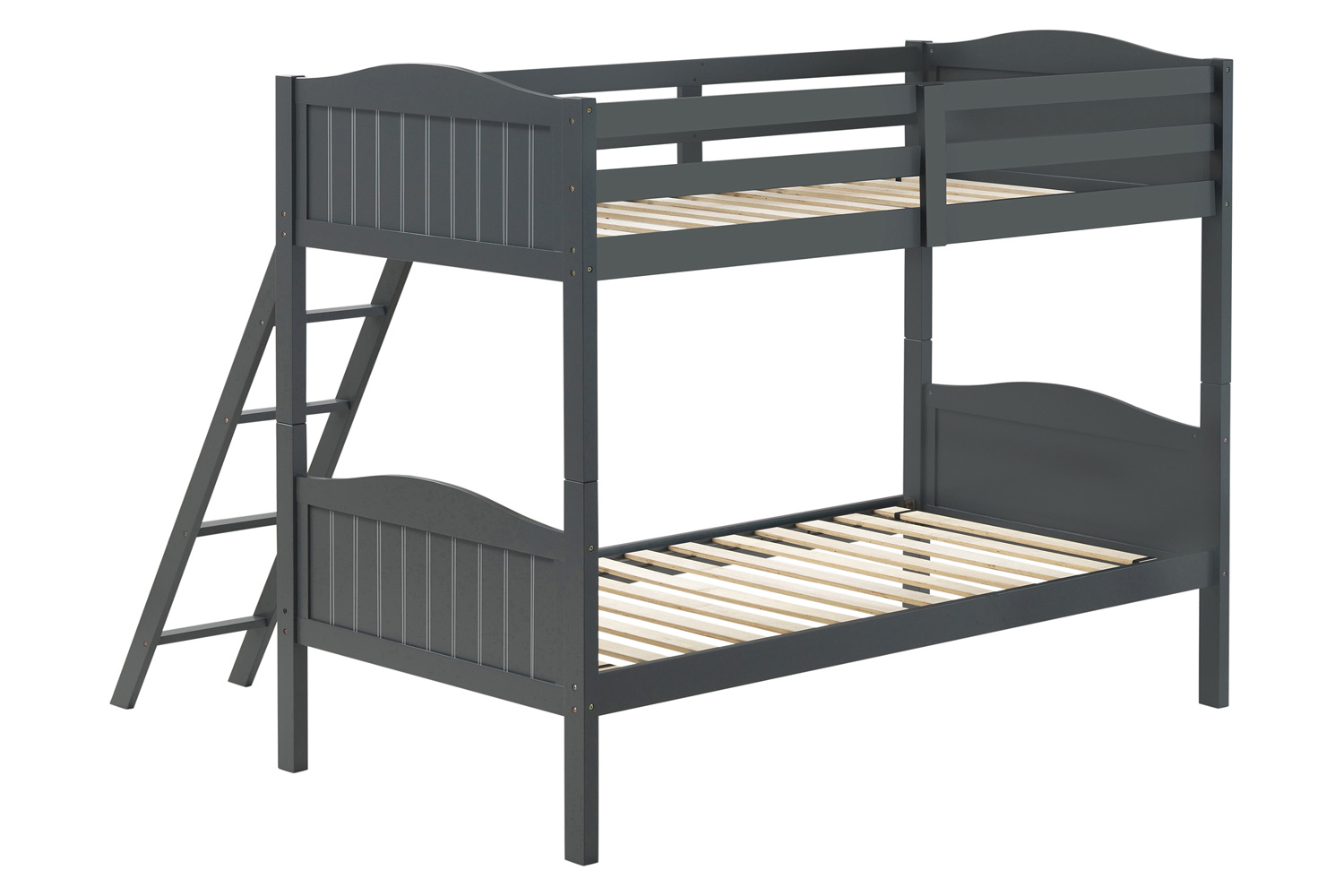 Coaster Littleton Twin/Twin Bunk Bed with Ladder - Gray