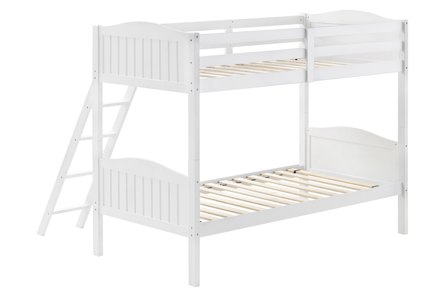 Coaster Littleton Twin/Twin Bunk Bed with Ladder - White