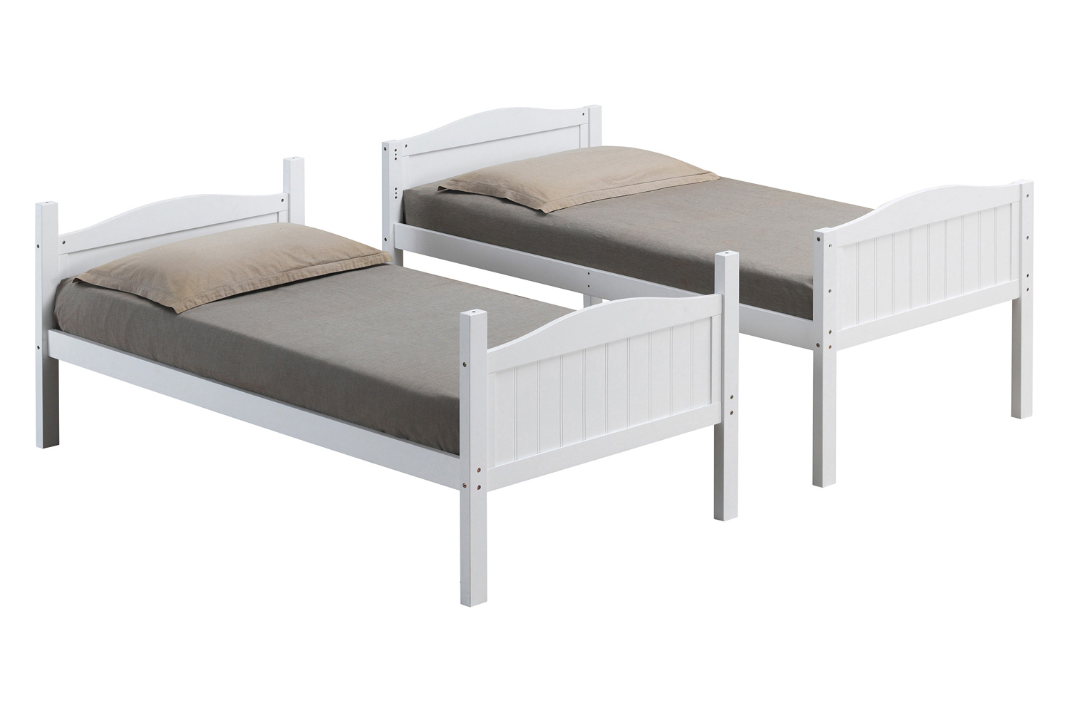 Coaster Littleton Twin/Twin Bunk Bed with Ladder - White