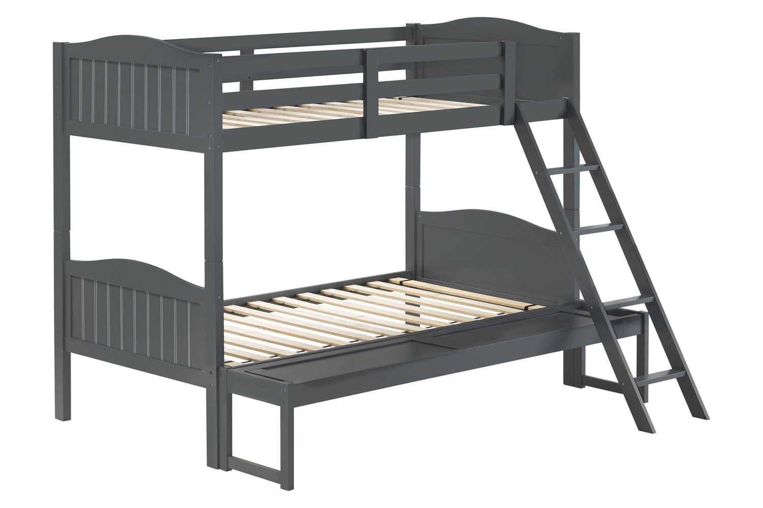 Coaster™ Littleton Twin/Full Bunk Bed with Ladder - Gray