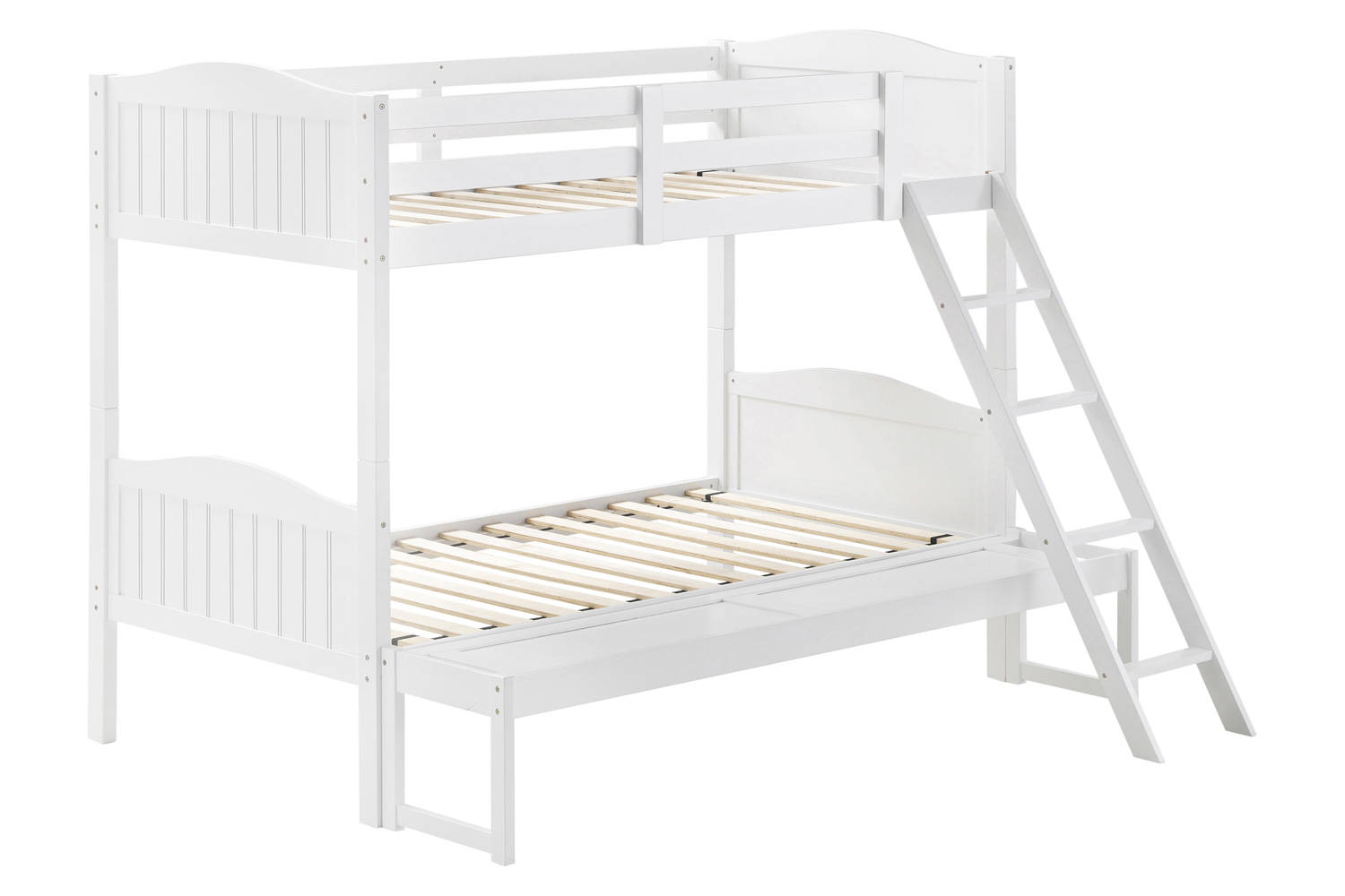 Coaster™ Littleton Twin/Full Bunk Bed with Ladder - White