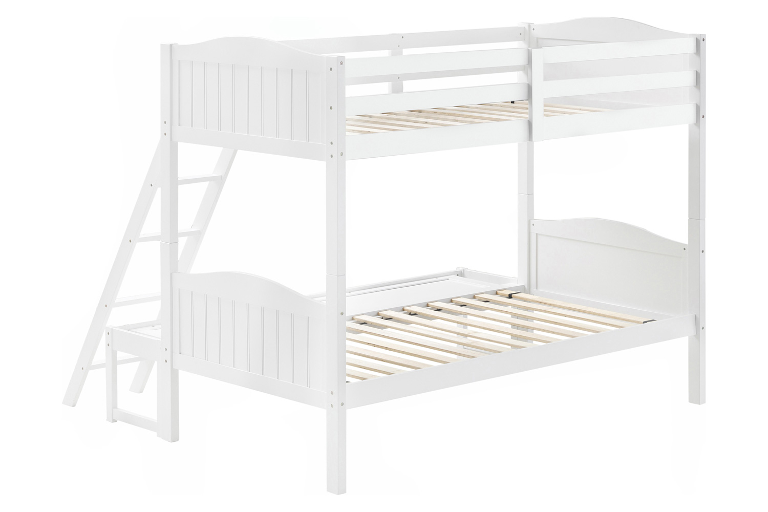 Coaster™ Littleton Twin/Full Bunk Bed with Ladder - White