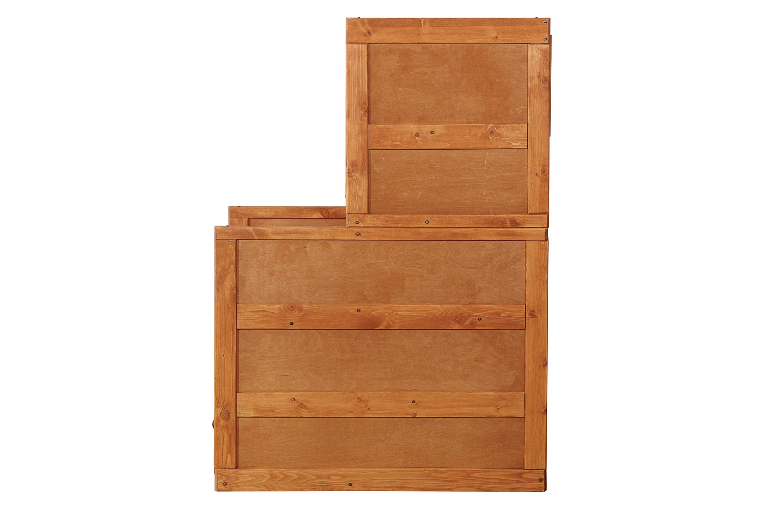 Coaster Wrangle Hill 4-Drawer Stairway Chest - Amber Wash