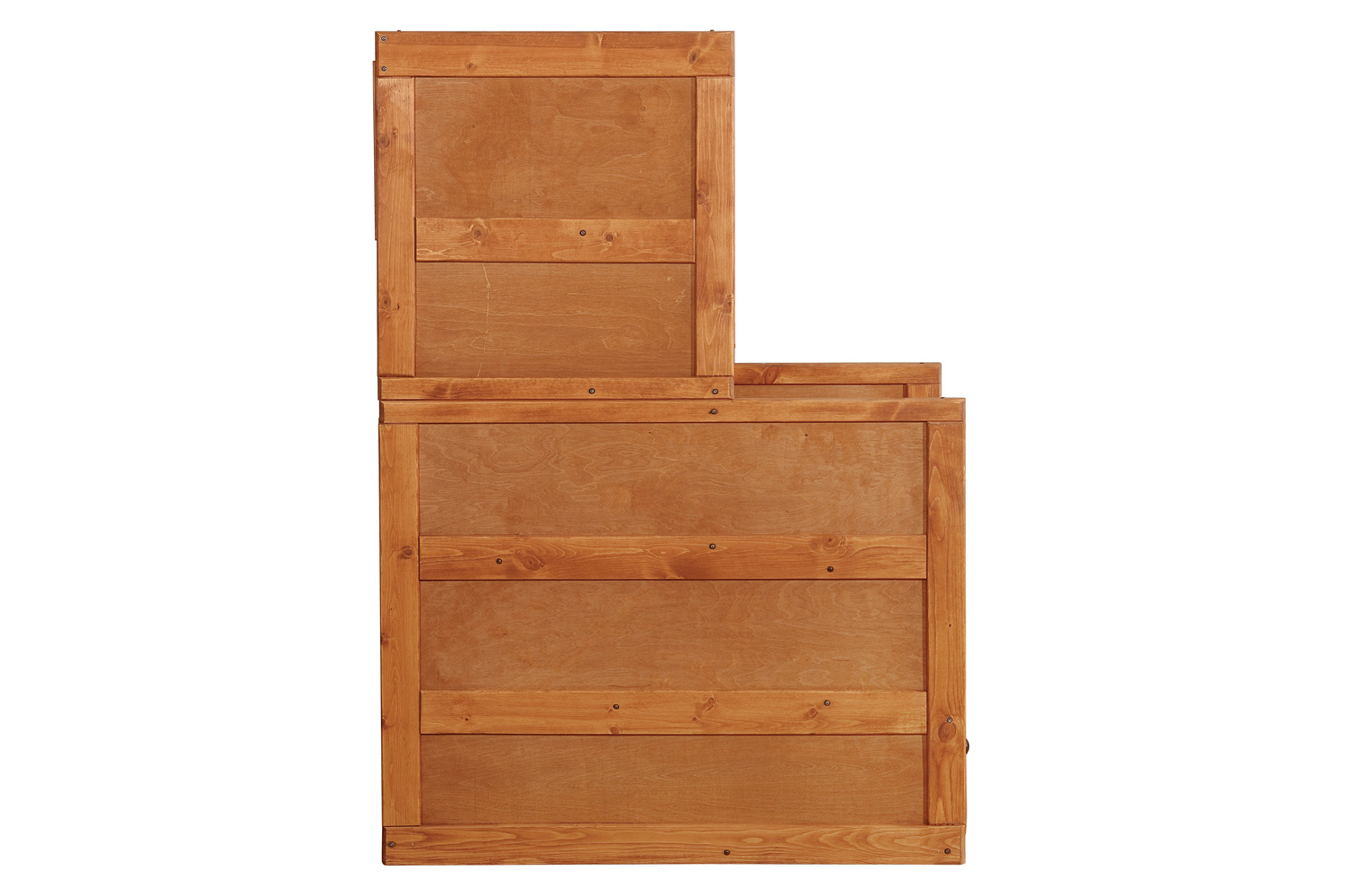 Coaster Wrangle Hill 4-Drawer Stairway Chest - Amber Wash