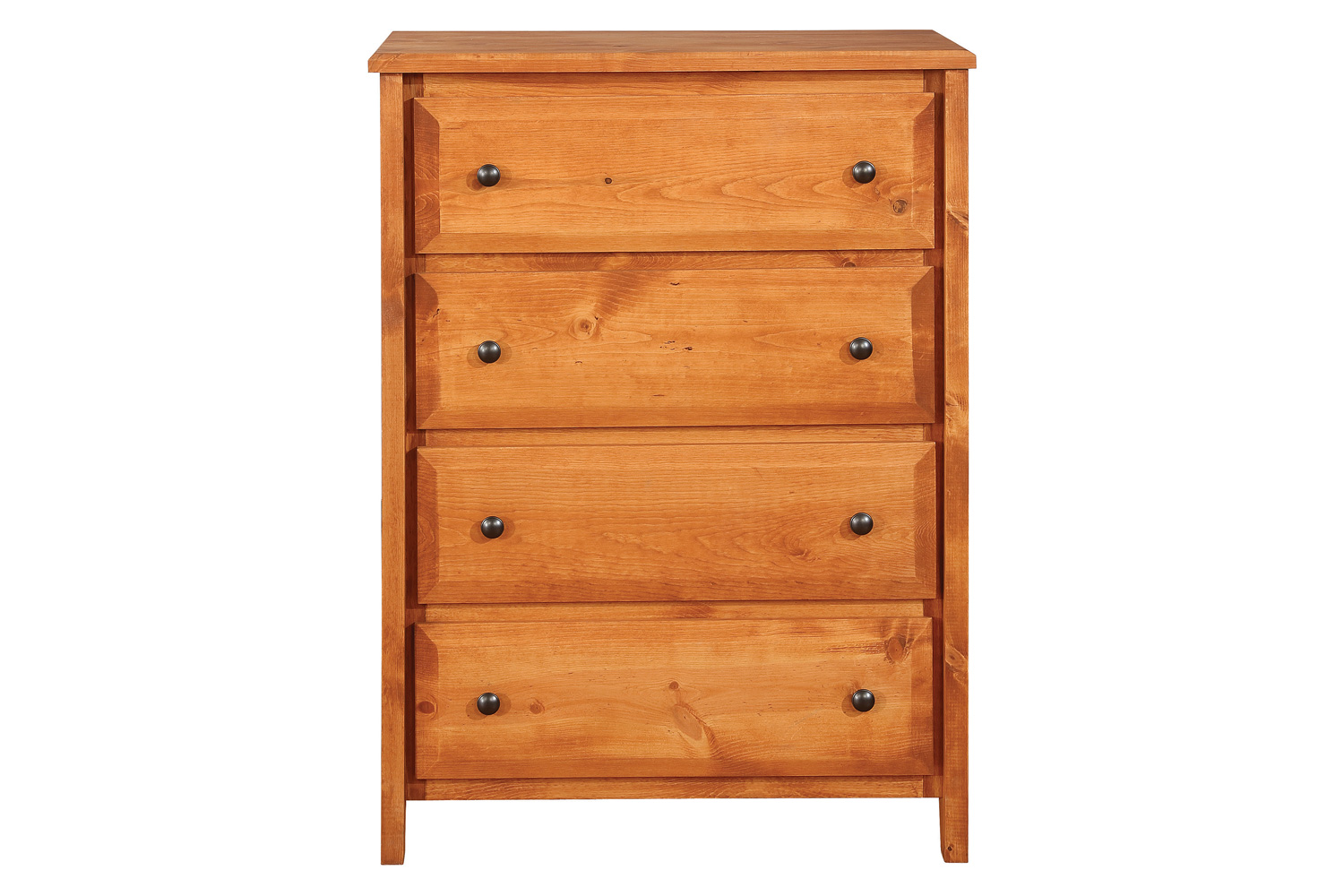 Coaster Wrangle Hill 4-Drawer Chest - Amber Wash