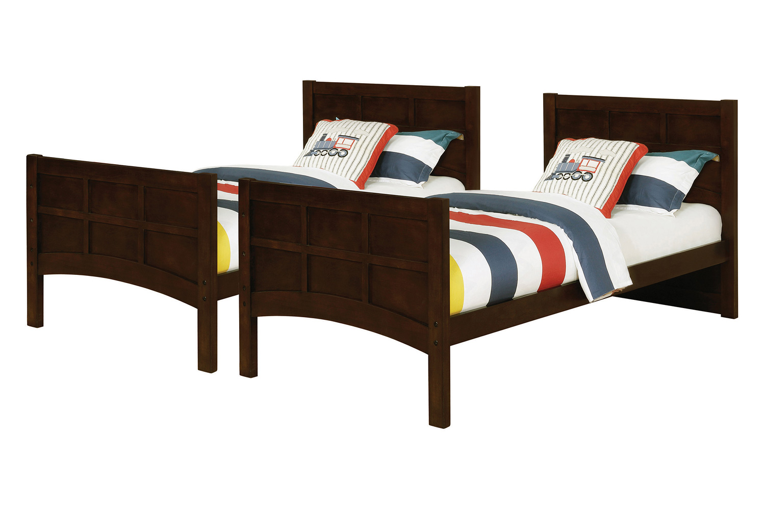 Coaster - Jasper Twin Over Twin Bunk Bed With Ladder in Cappuccino