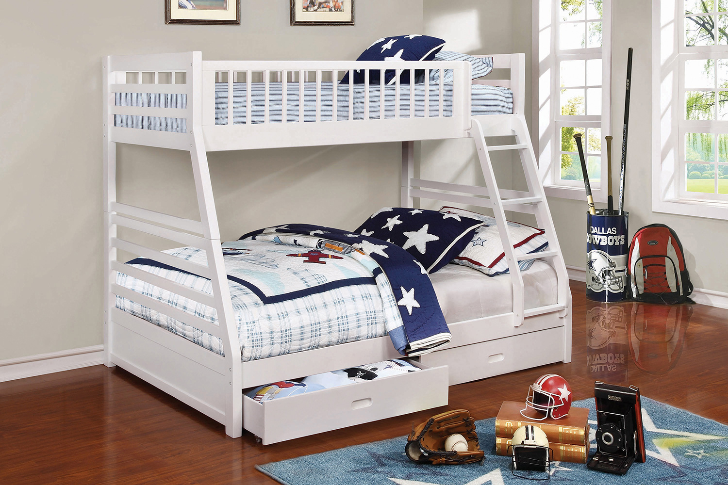 Coaster - Ashton Twin Over Full 2-Drawer Bunk Bed