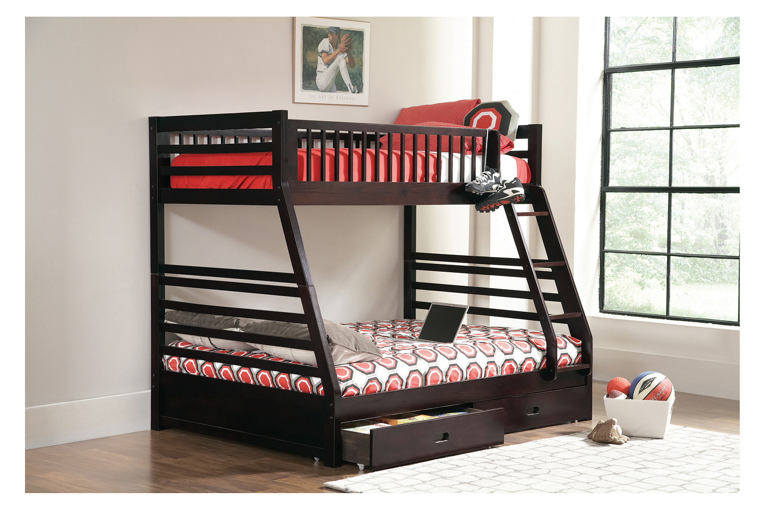 Coaster - Ashton Twin Over Full 2-Drawer Bunk Bed