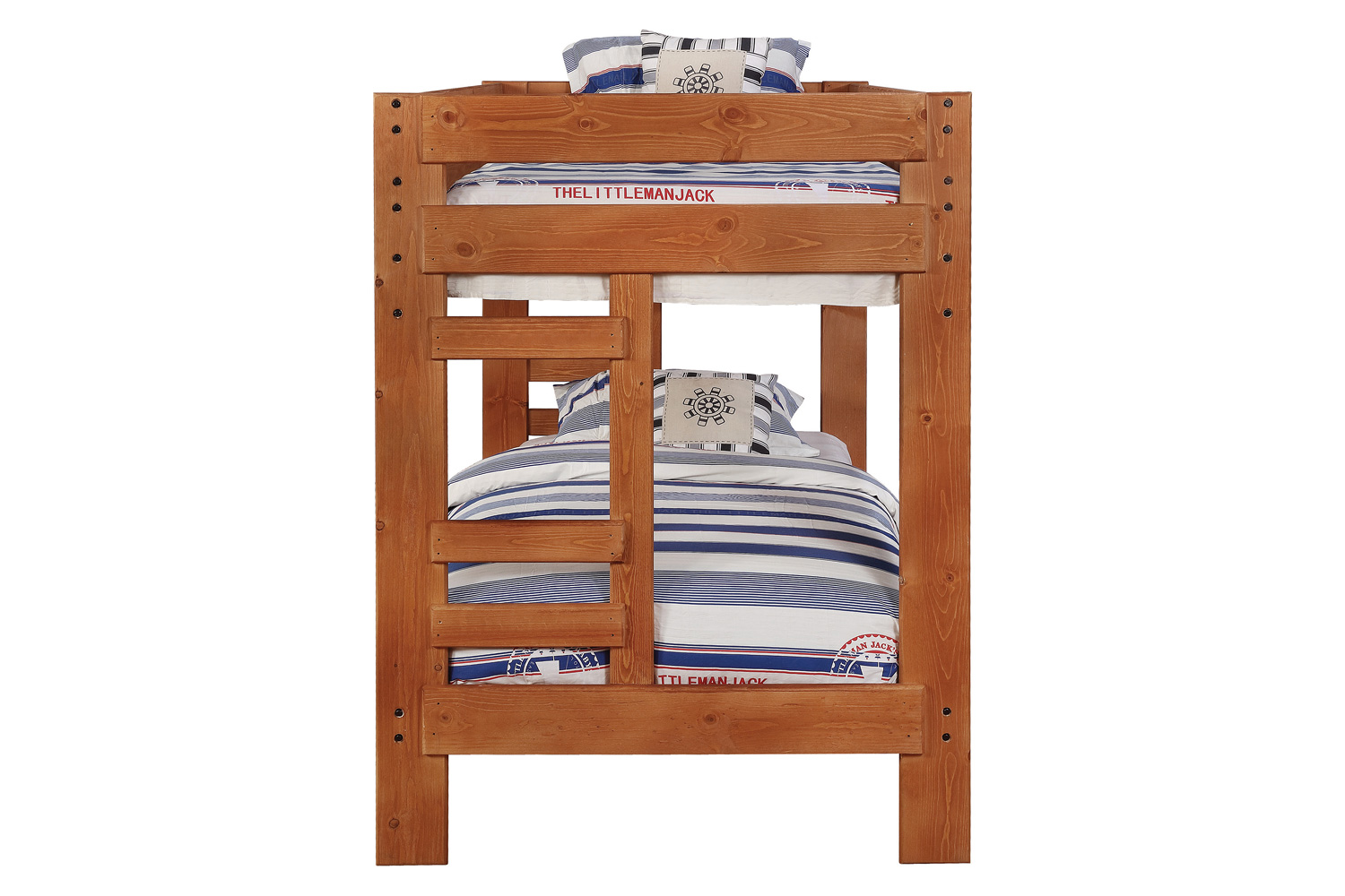 Coaster Wrangle Hill Twin Over Twin Bunk Bed - Amber Wash