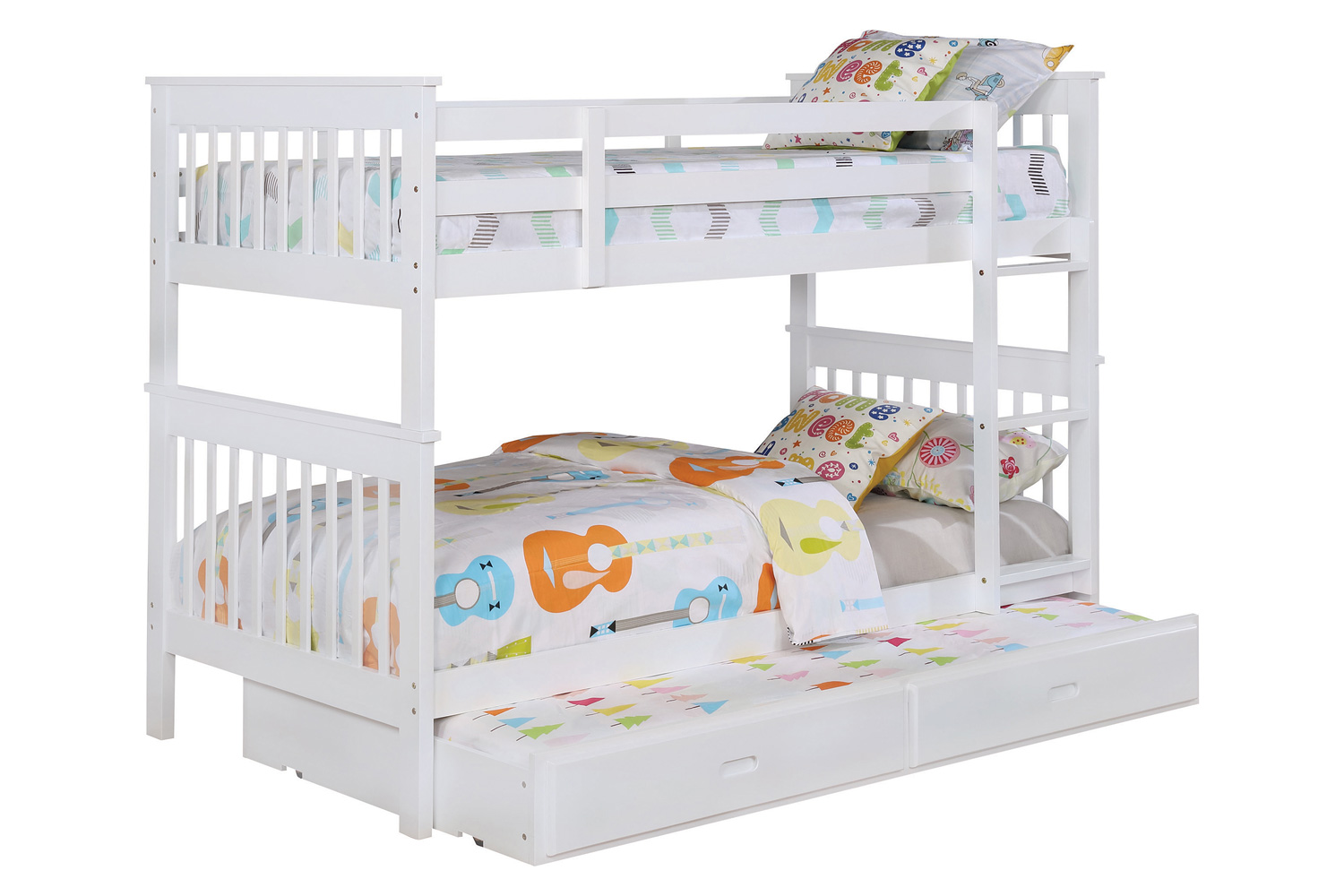 Coaster - Chapman Twin Over Twin Bunk Bed in White