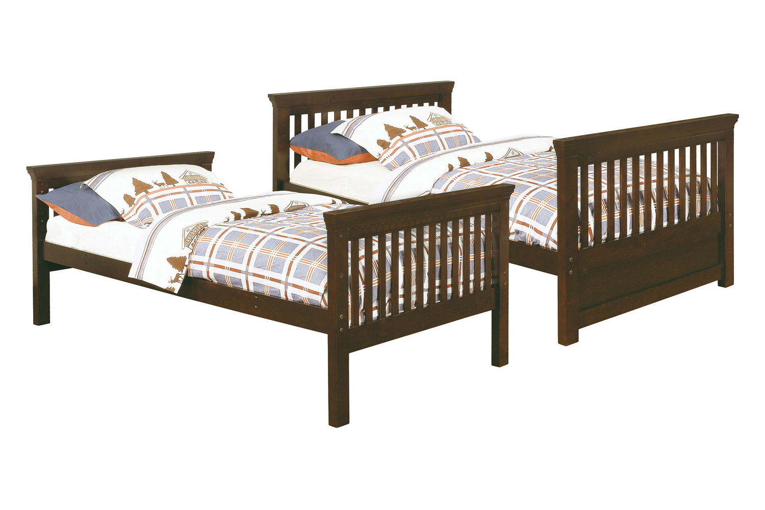 Coaster - Miles Twin Over Twin Bunk Bed in Cappuccino