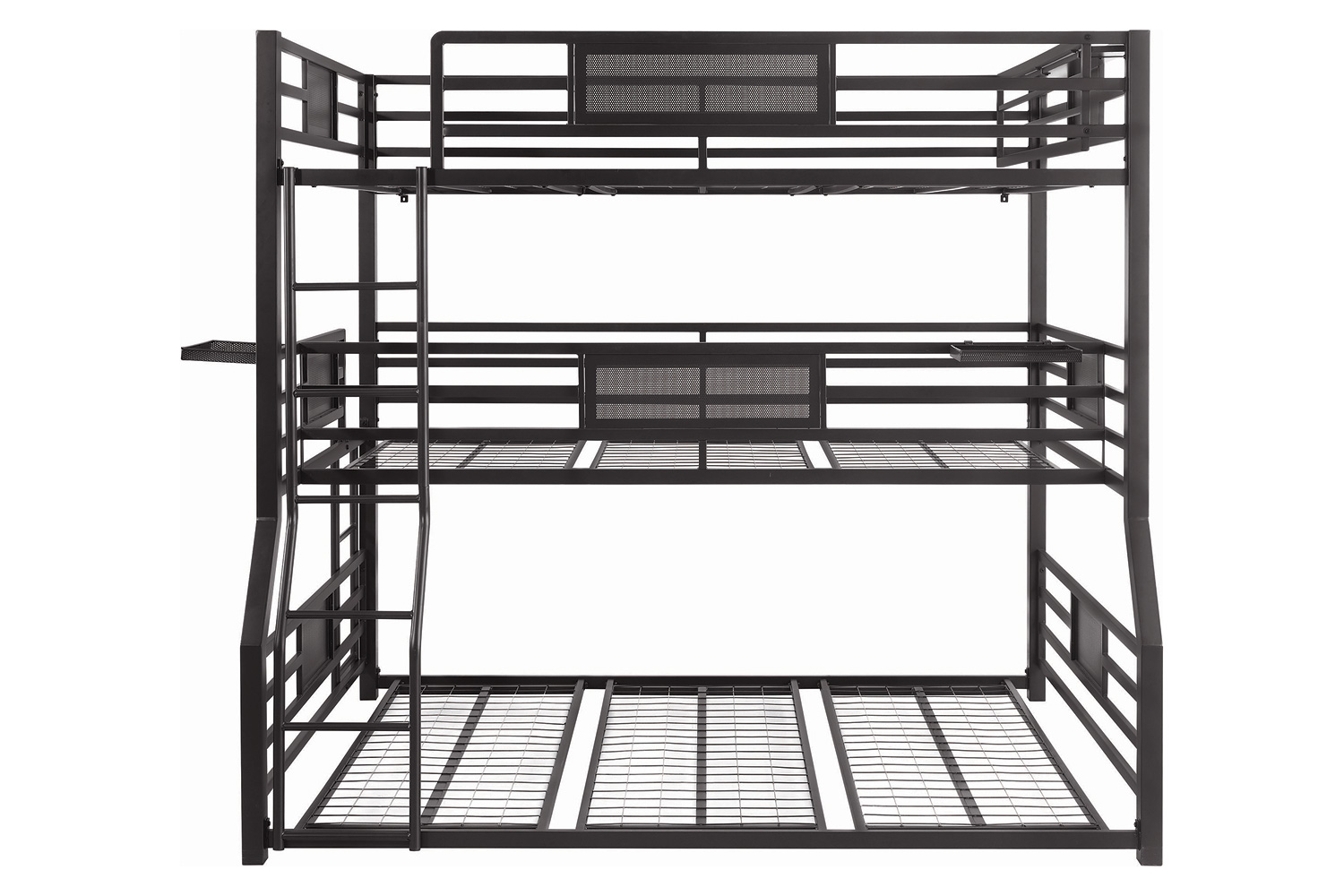 Coaster - Rogen Fill/Twin Xl/Queen Triple Bunk Bed in Dark Bronze