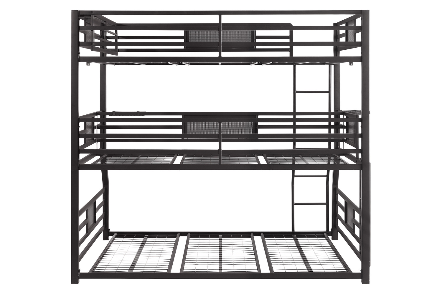 Coaster - Rogen Fill/Twin Xl/Queen Triple Bunk Bed in Dark Bronze