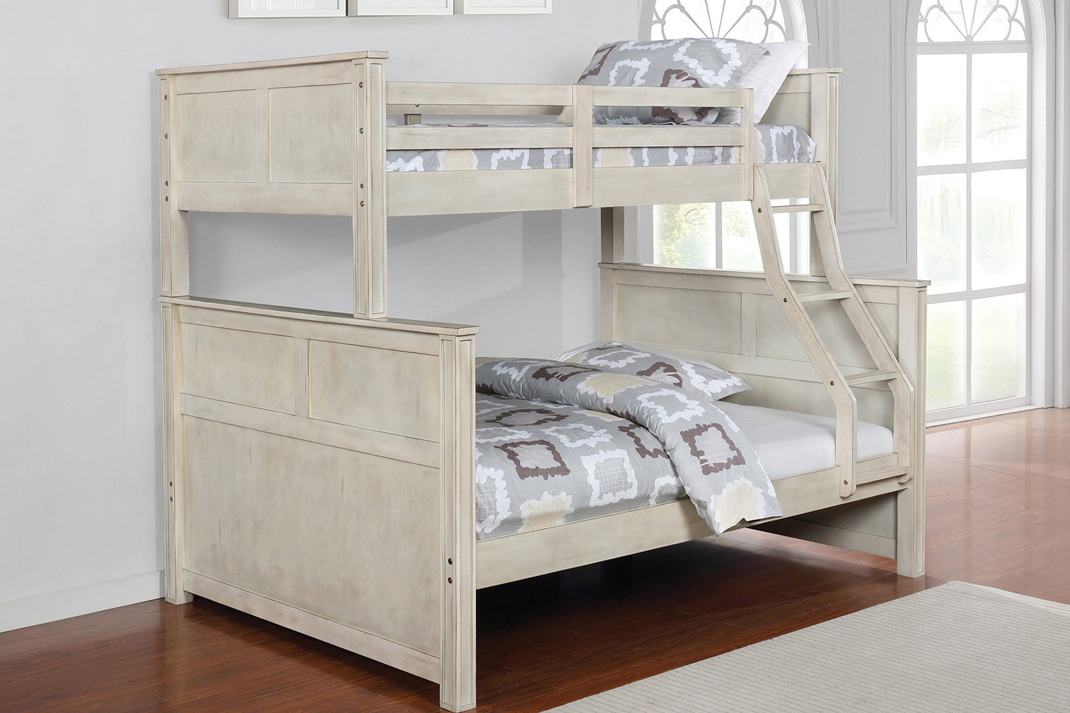 Coaster - Montrose Twin/Full Bunk Bed in Antique White