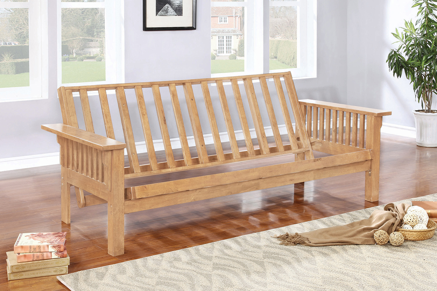 Coaster - Slat Futon Frame