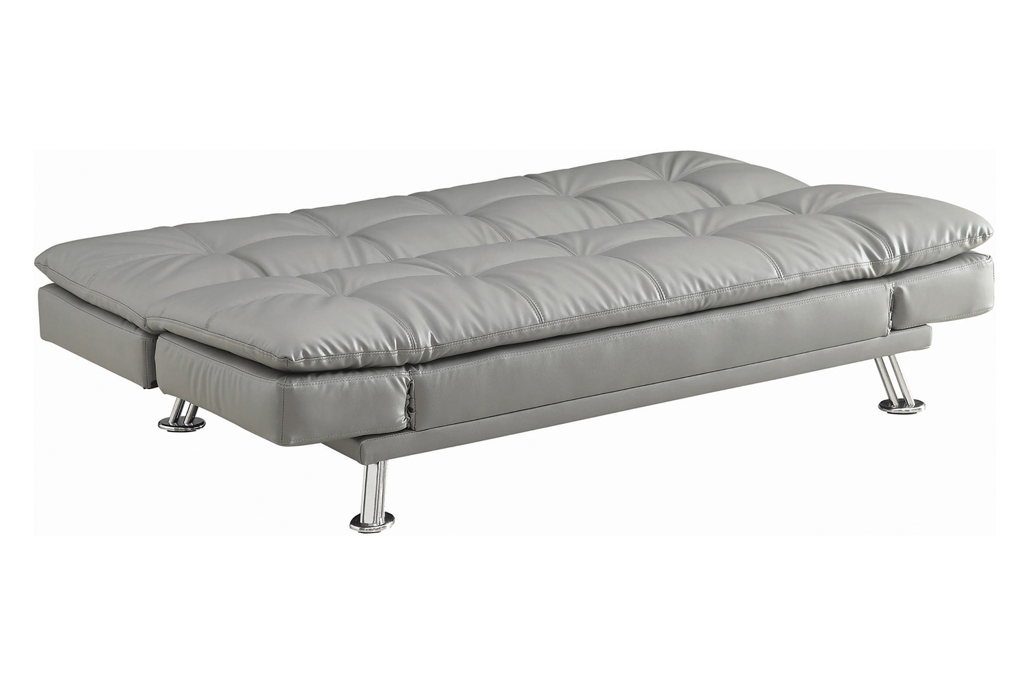 Coaster Dilleston Tufted Back Upholstered Sofa Bed - Gray