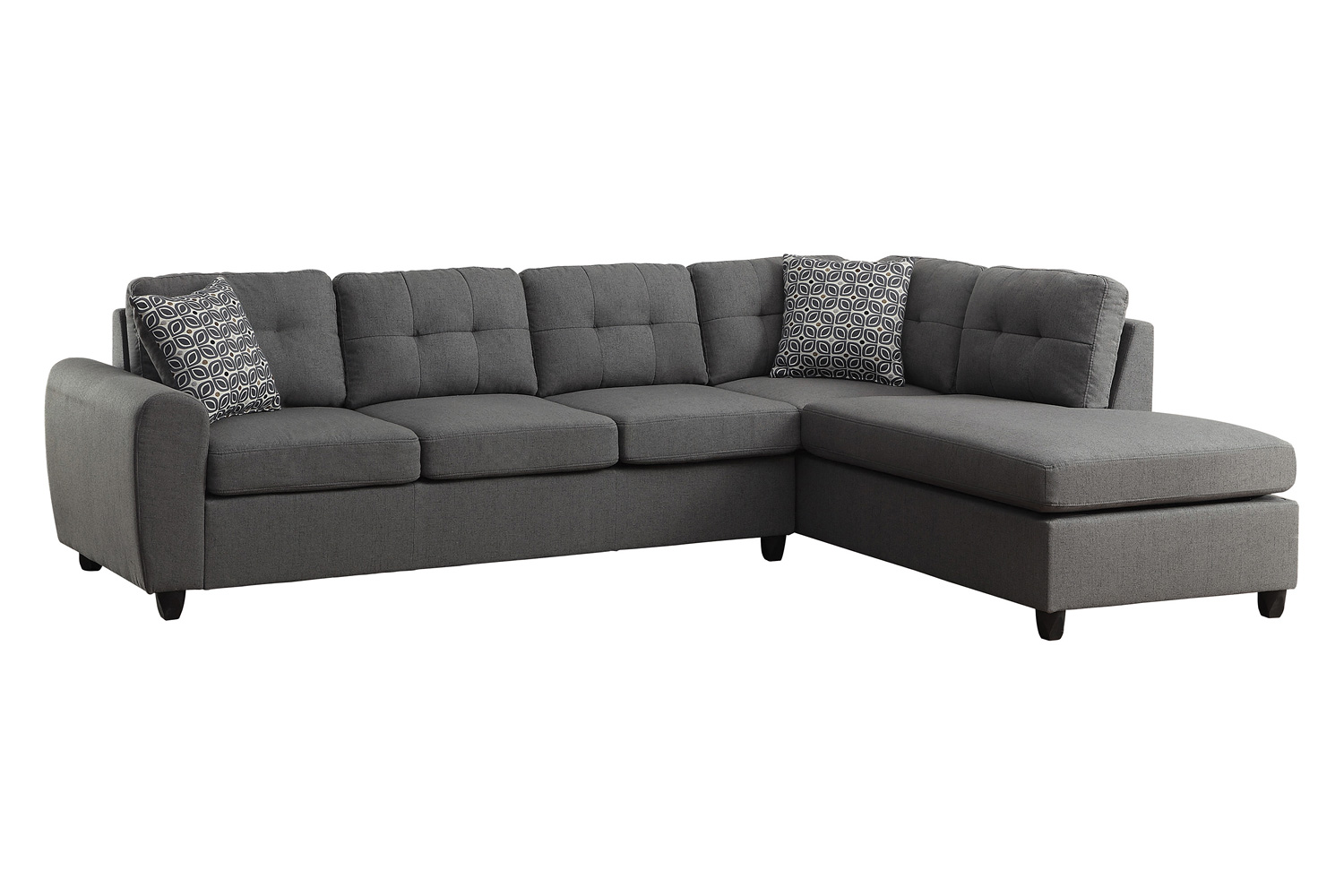 Coaster Stonenesse Tufted Sectional - Gray