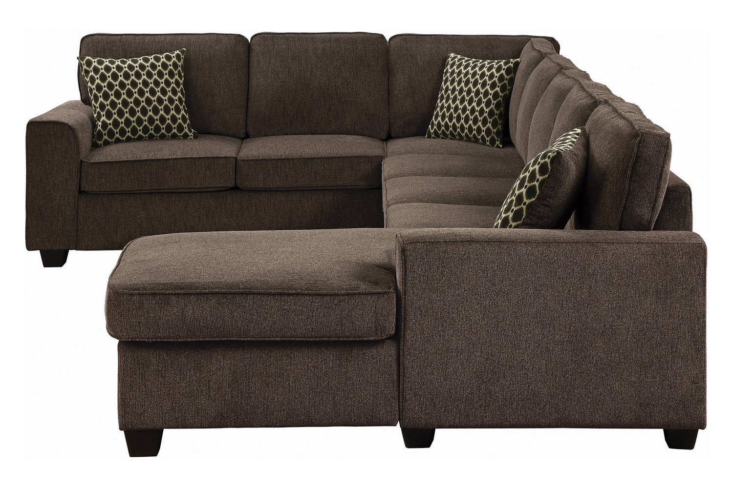 Coaster - Provence Storage Sectional in Brown