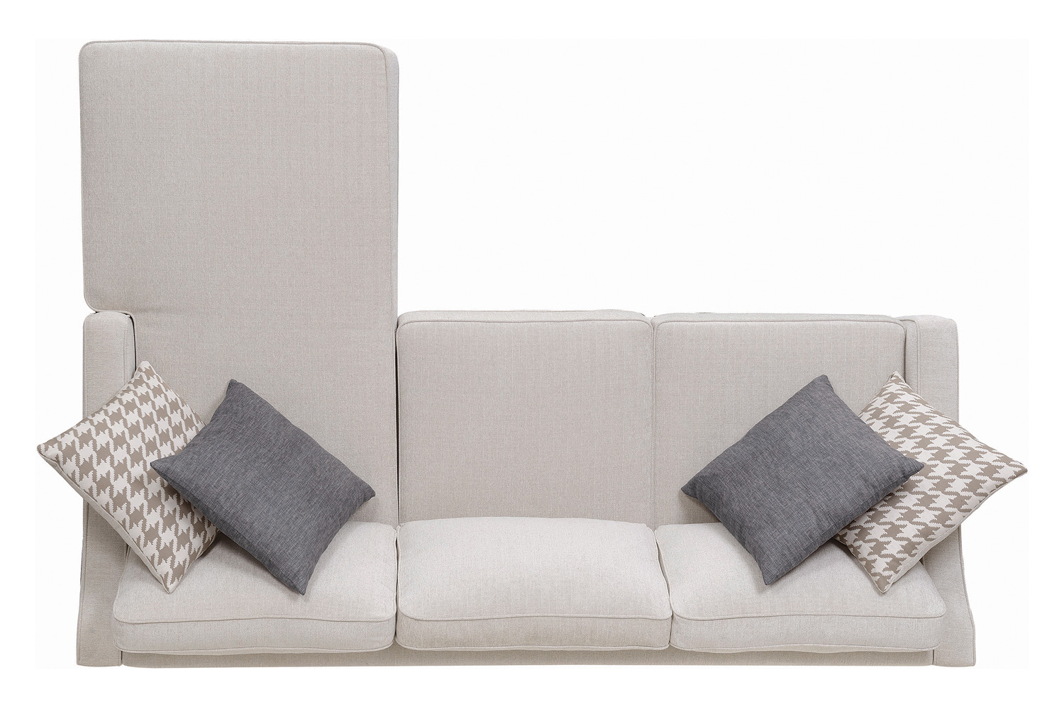 Coaster Mcloughlin Upholstered Sectional - Cream