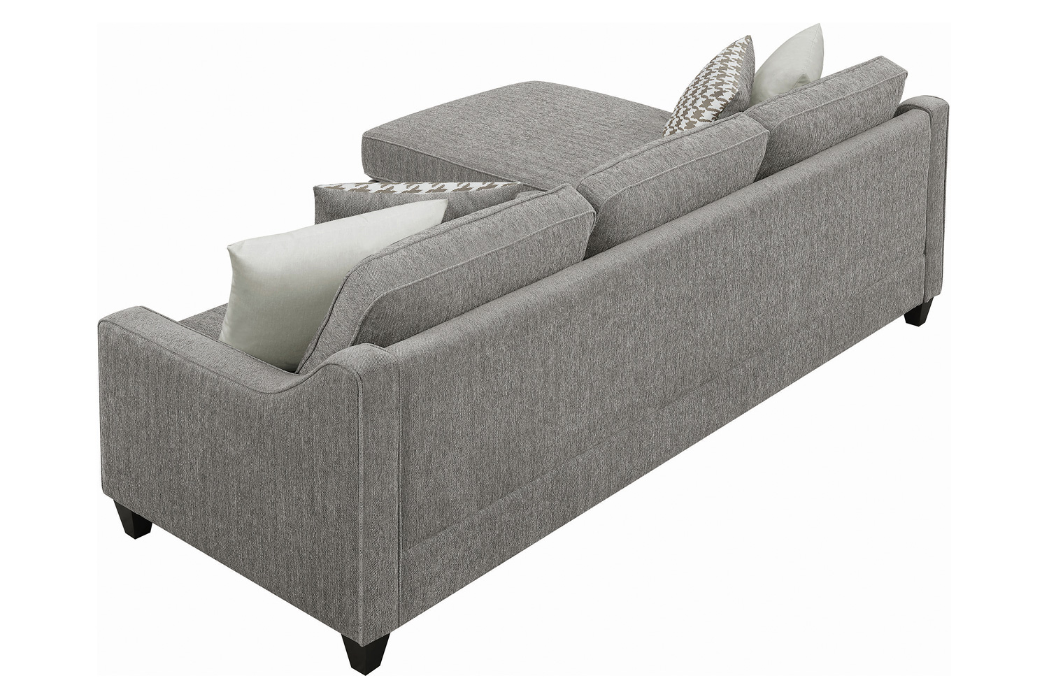 Coaster Mcloughlin Upholstered Sectional - Charcoal