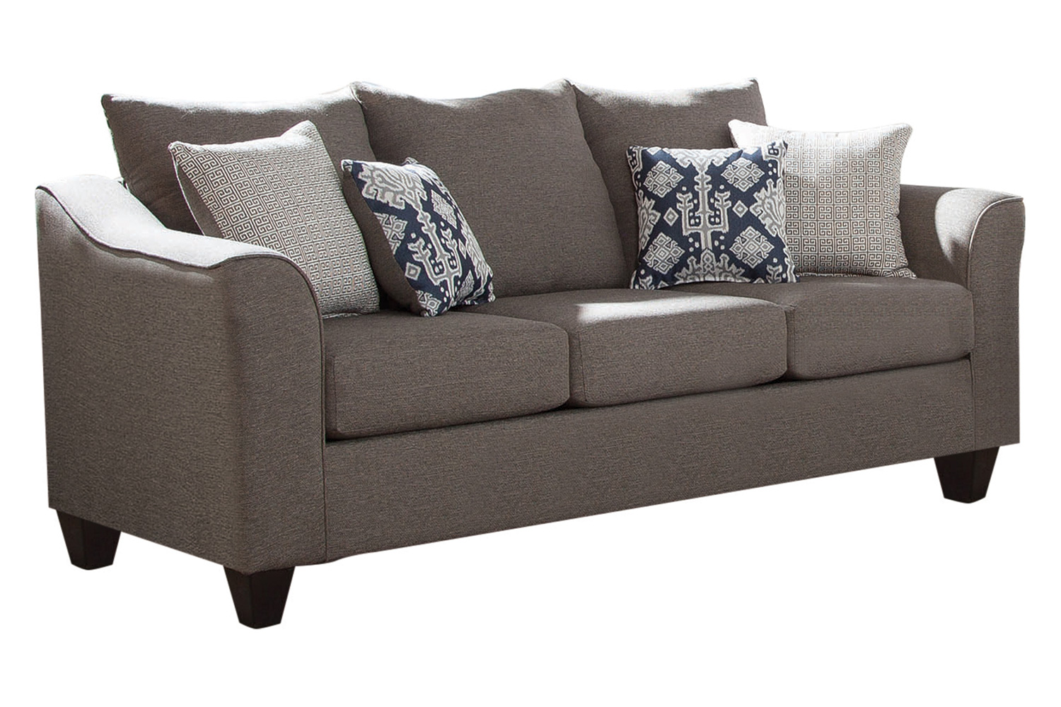 Coaster - Salizar Flared Arm Sofa in Gray