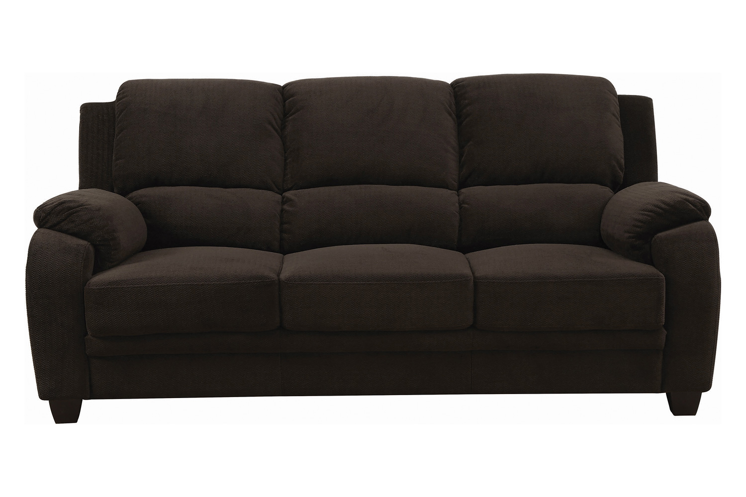 Coaster Northend Upholstered Sofa - Chocolate