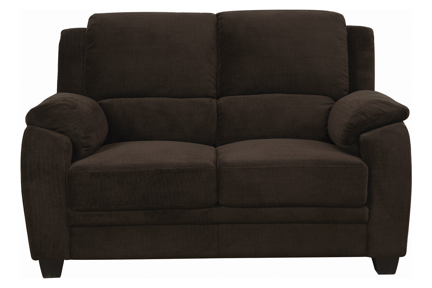 Coaster Northend Upholstered Loveseat - Chocolate