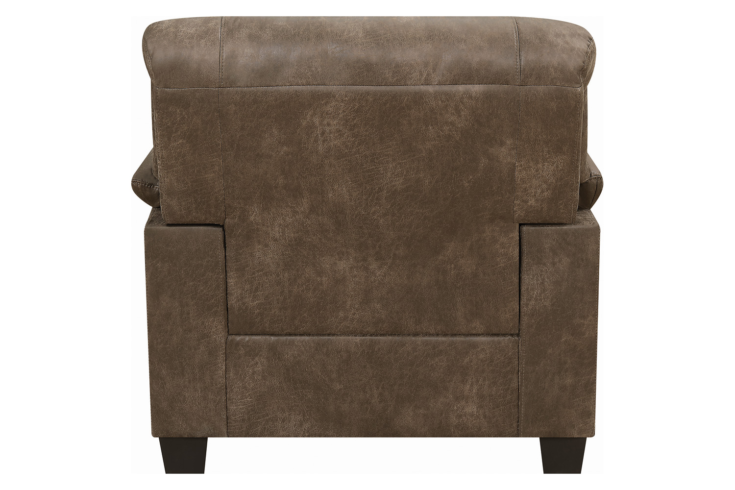 Coaster™ Meagan Upholstered Chair With Pillow Top Arms - Brown