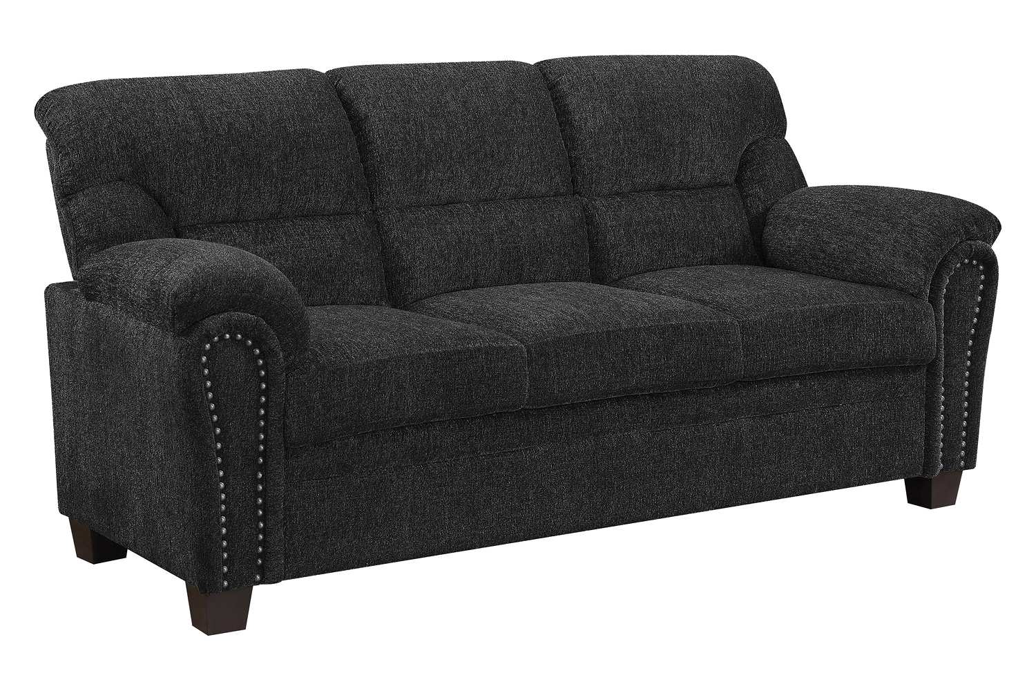 Coaster - Clemintine Upholstered Sofa with Nailhead Trim