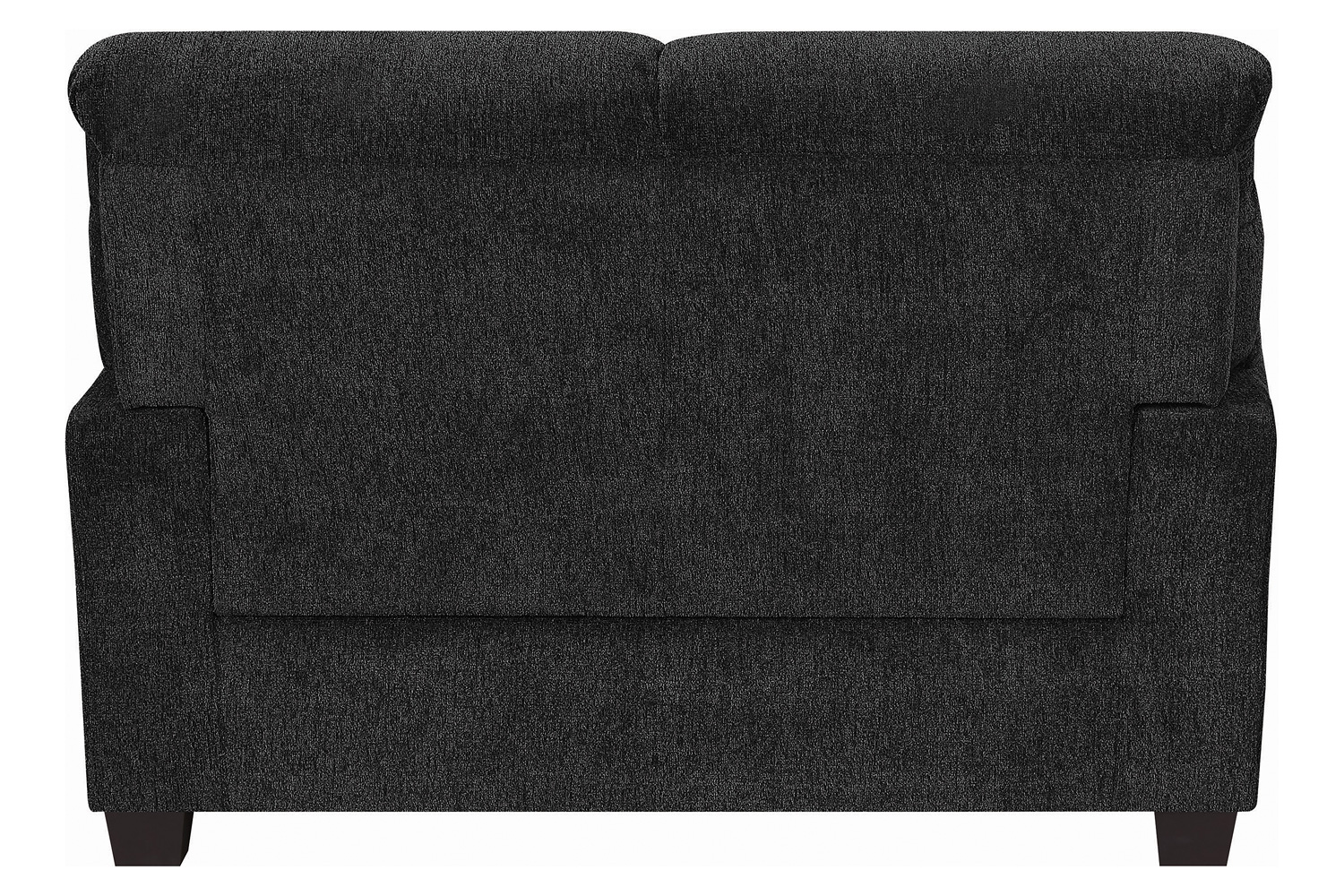 Coaster Clemintine Upholstered Loveseat with Nailhead Trim - Graphite