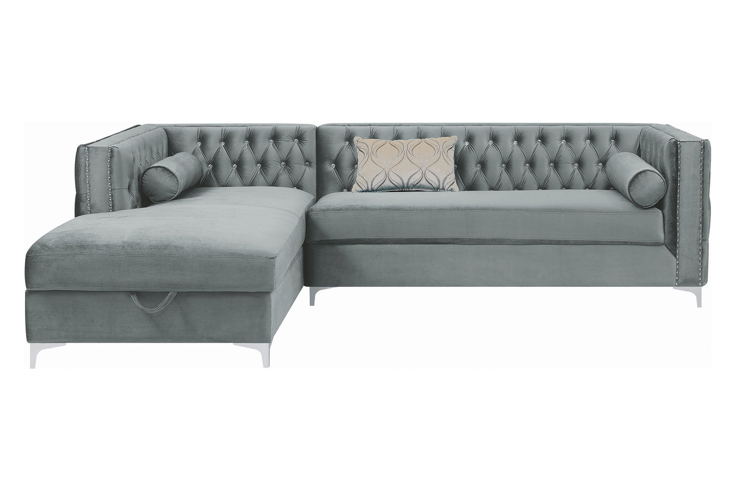 Coaster - Bellaire Button-Tufted Upholstered Sectional