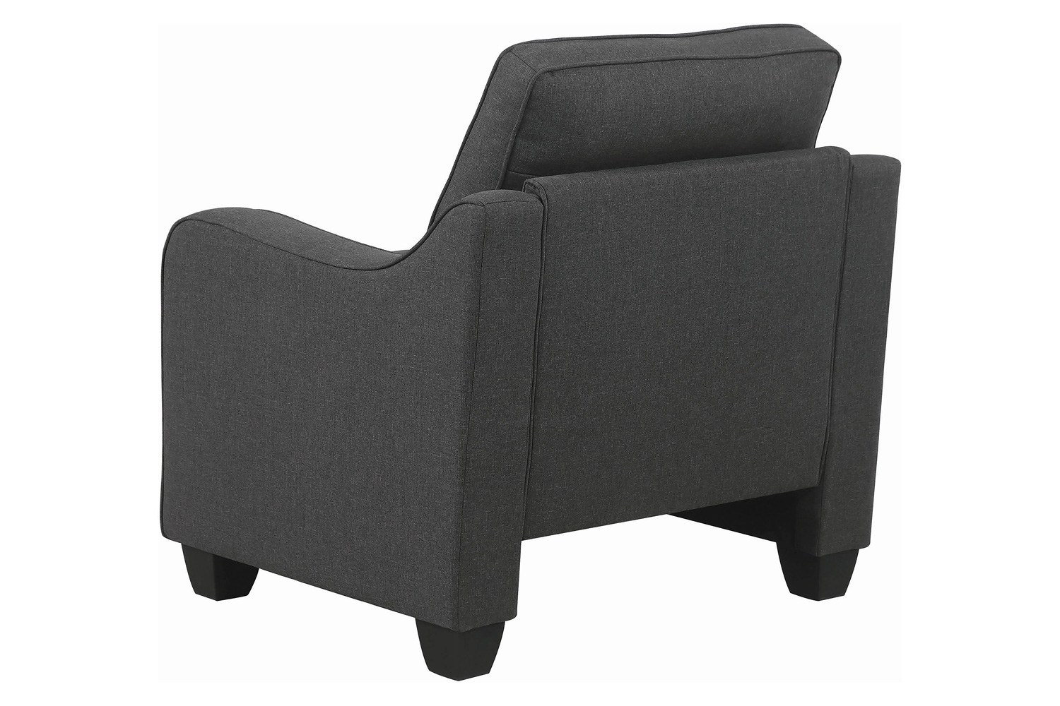 Coaster™ Nicolette Upholstered Tufted Chair - Dark Gray