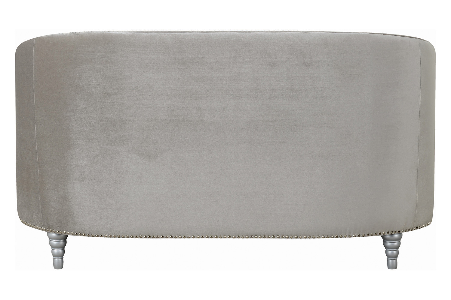 Coaster - Avonlea Sloped Arm Tufted Loveseat in Gray