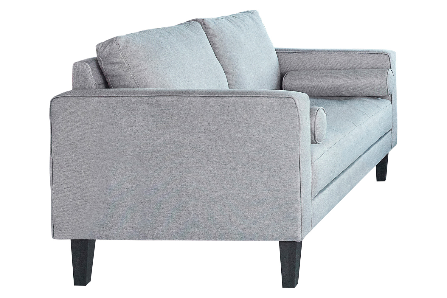 Coaster - Lennox Track Arm Upholstered Loveseat in Charcoal