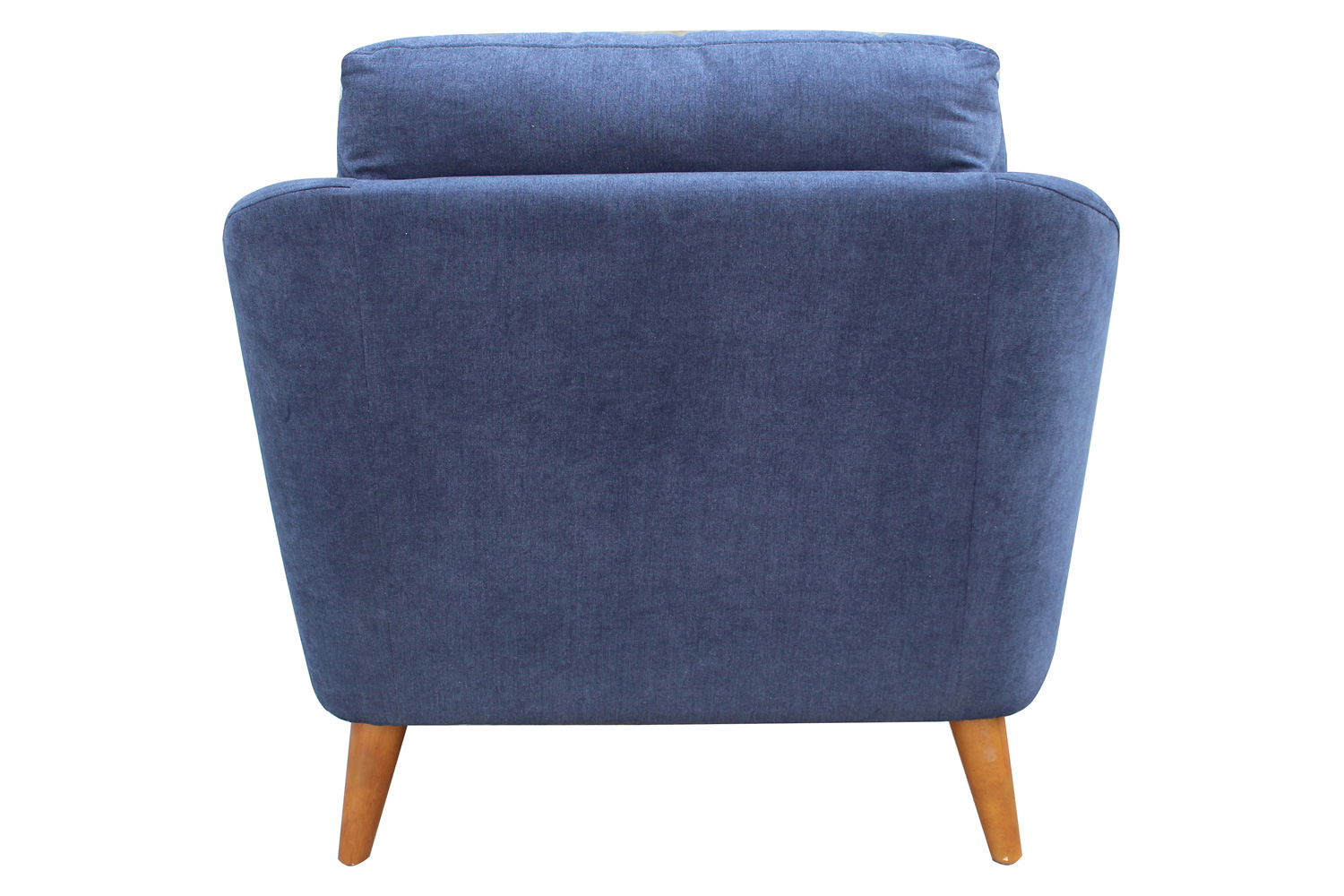 Coaster™ Gano Sloped Arm Upholstered Chair - Navy Blue