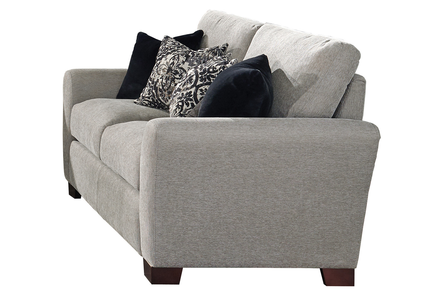 Coaster - Drayton Flared Arm Upholstered Loveseat in Warm Gray