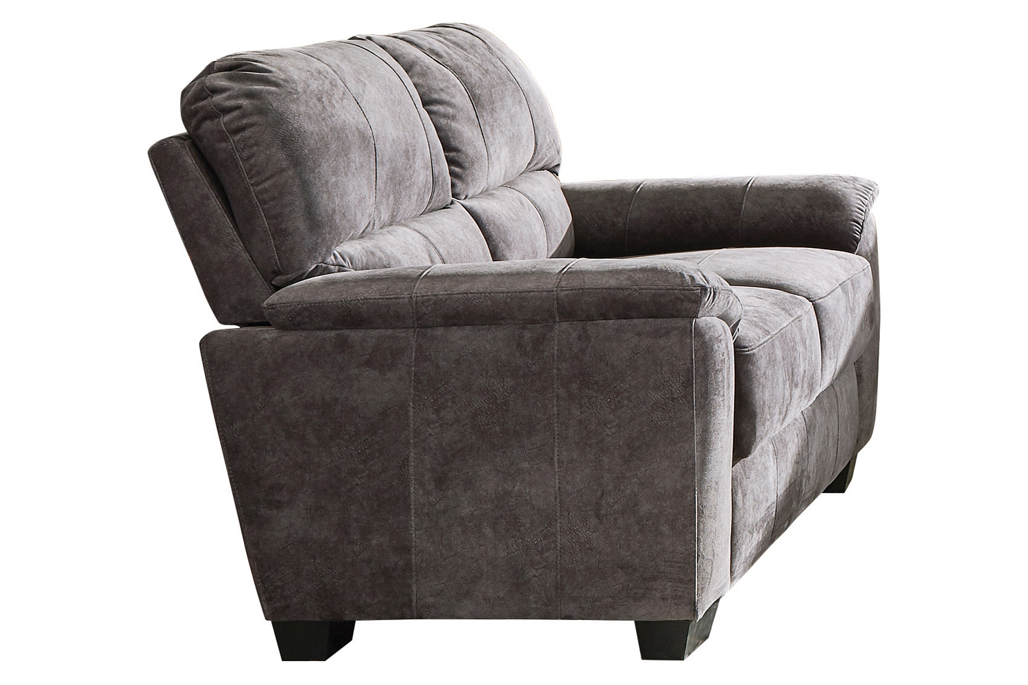 Coaster - Hartsook Upholstered Pillow Top Arm Loveseat in Charcoal Gray