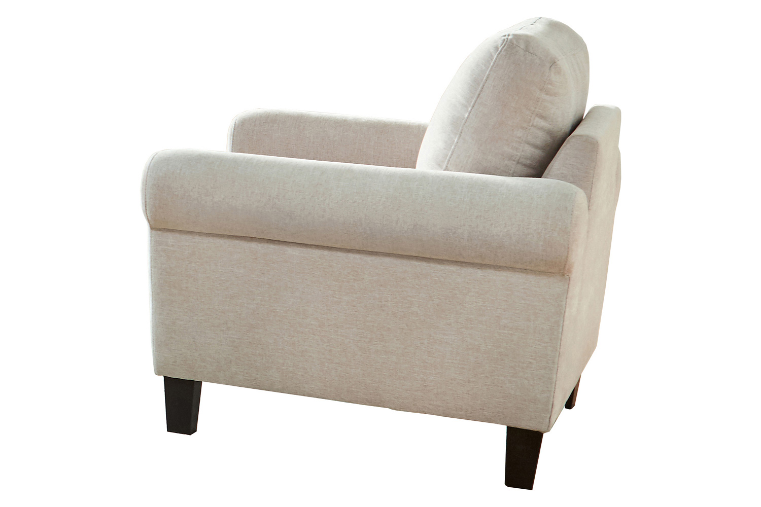 Coaster™ Nadine Upholstered Round Arm Chair - Oatmeal