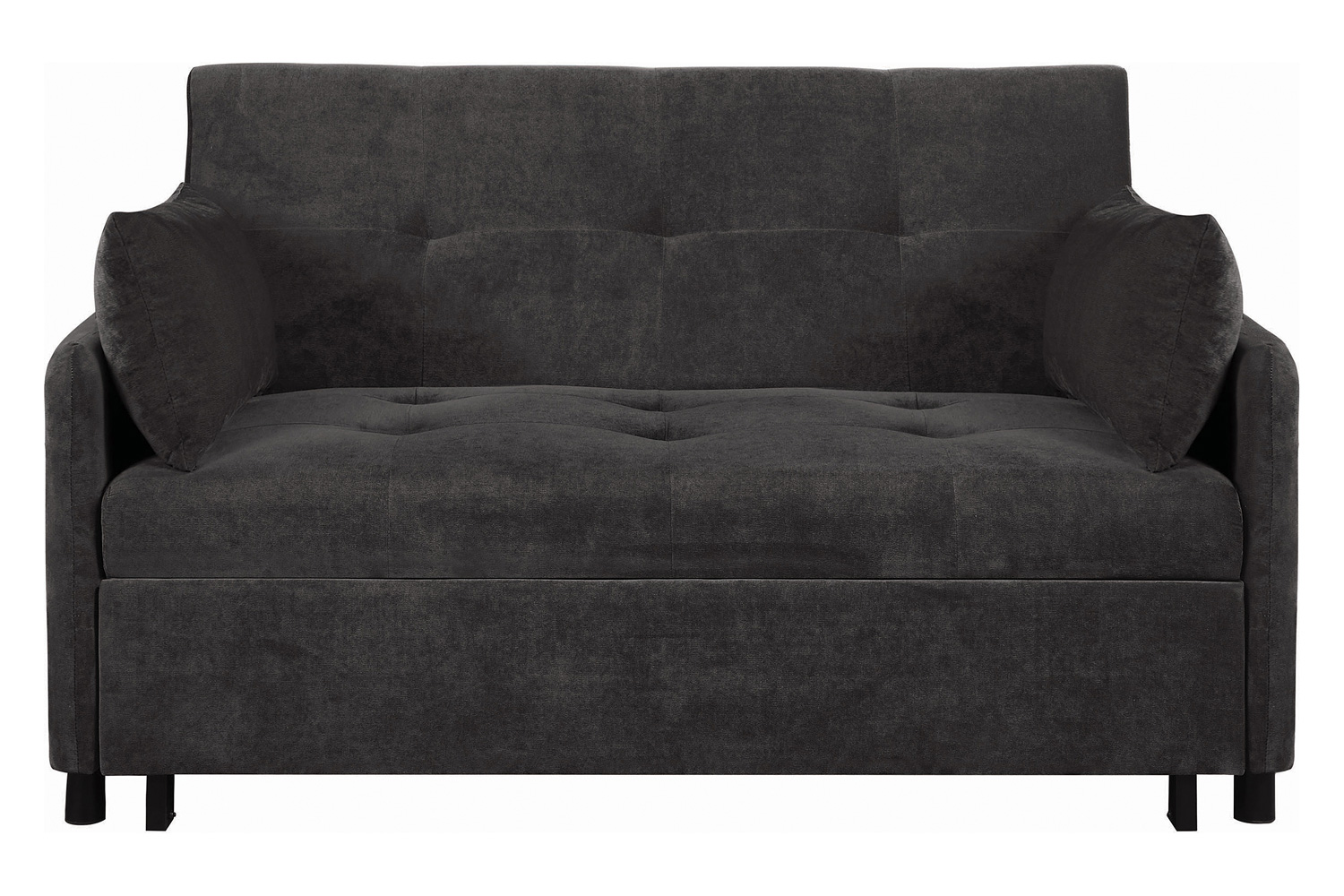 Coaster - Underwood Tufted Sleeper Sofa Bed in Charcoal