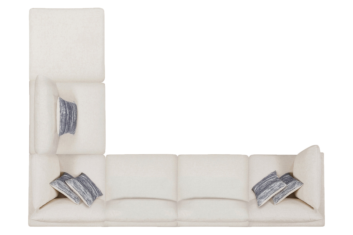 Coaster 6-Piece Upholstered Modular Sectional - Beige