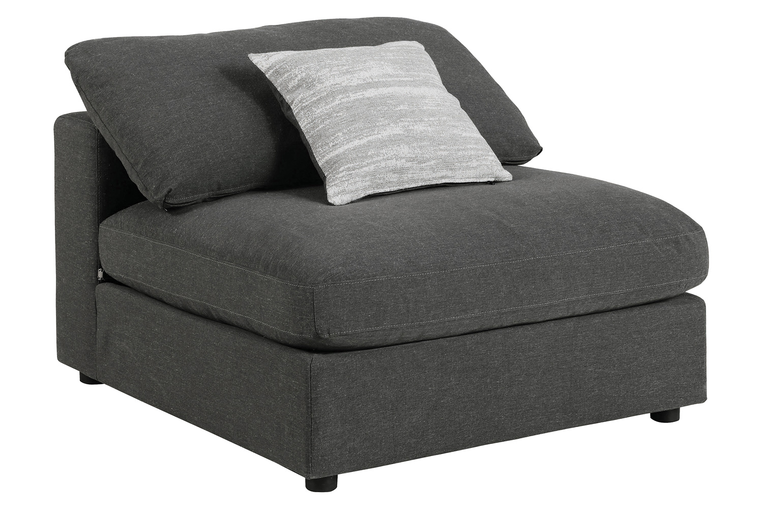 Coaster 6-Piece Upholstered Modular Sectional - Charcoal