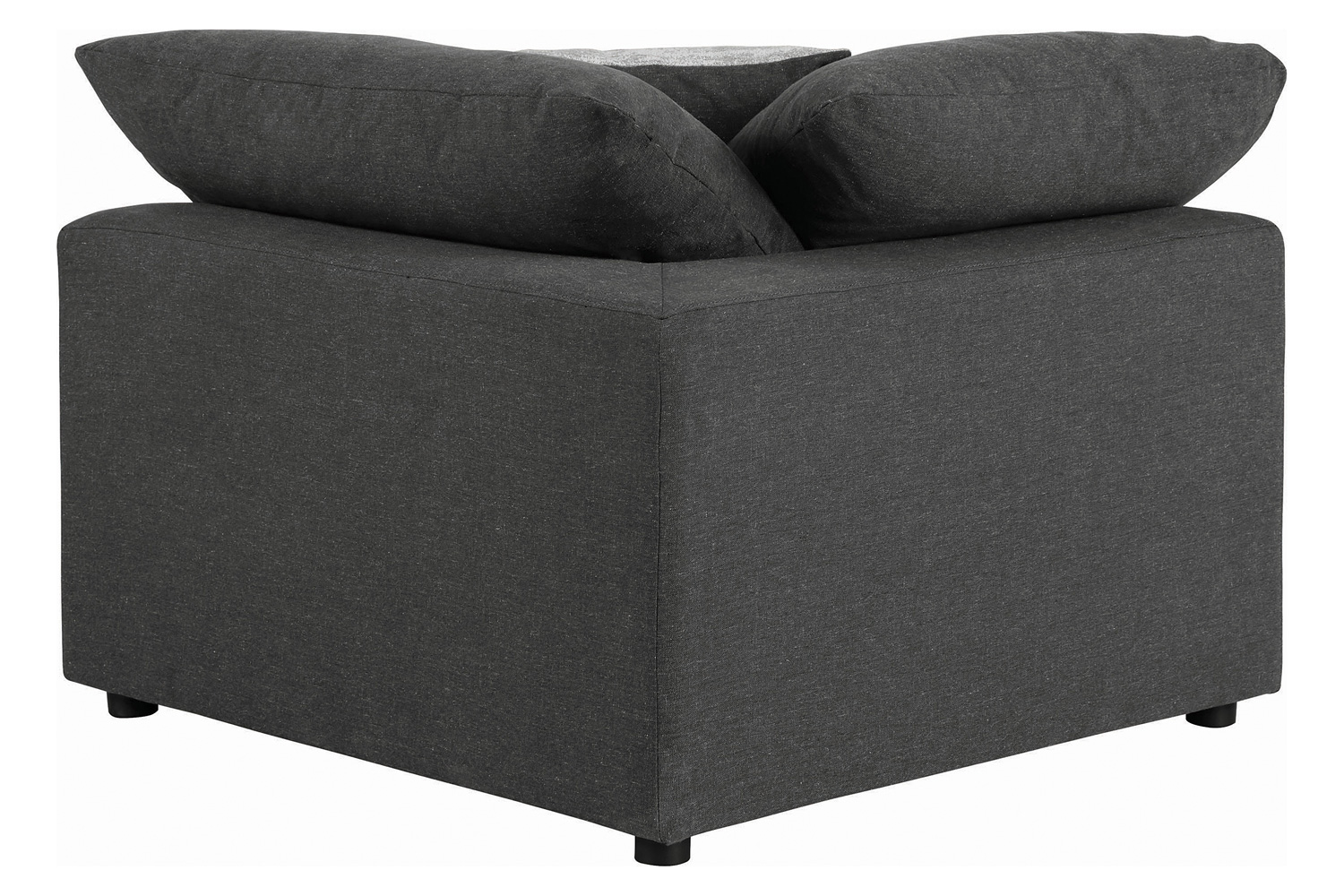 Coaster™ Serene Upholstered Corner - Charcoal