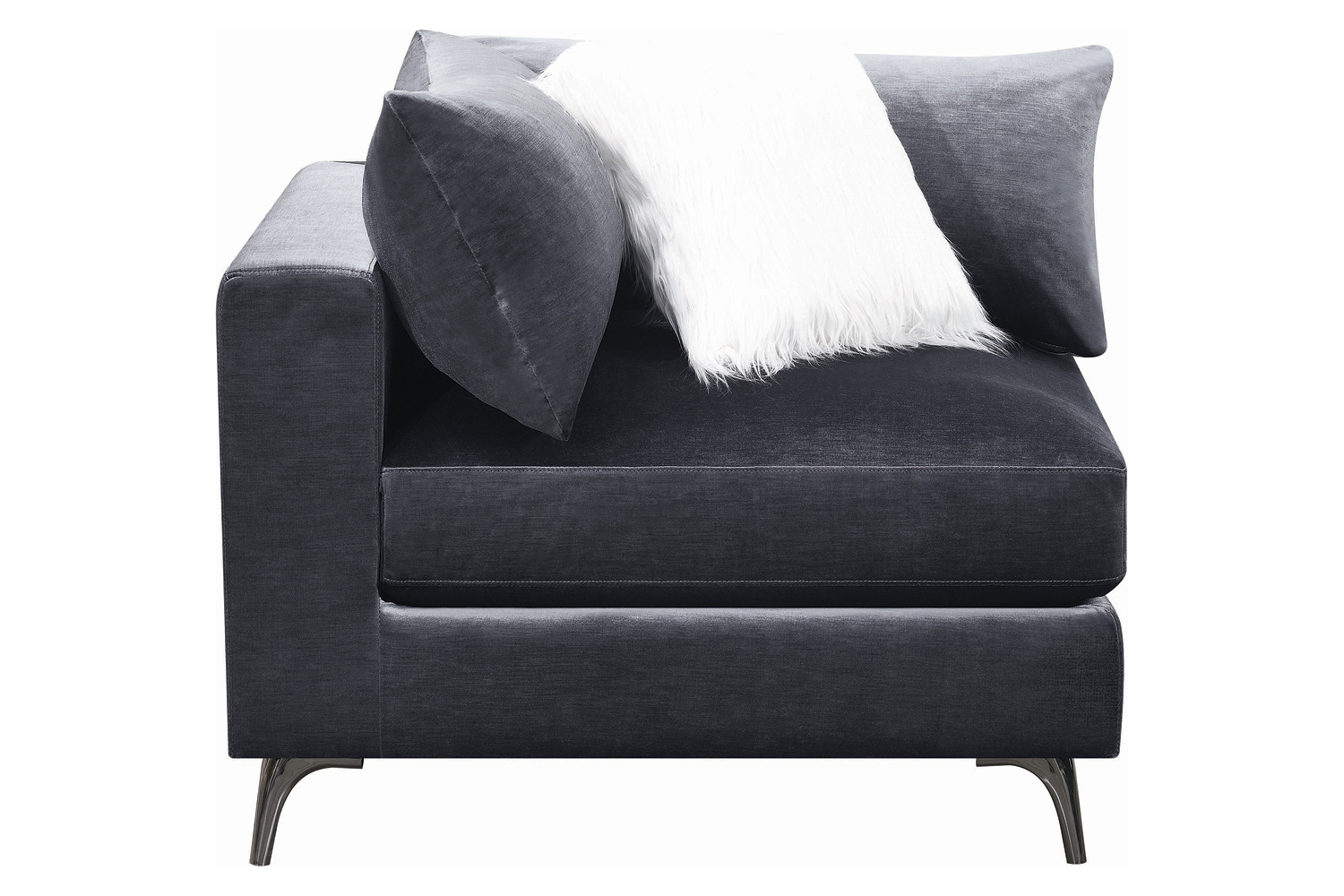 Coaster™ Schwartzman Removable Cushion Corner - Charcoal