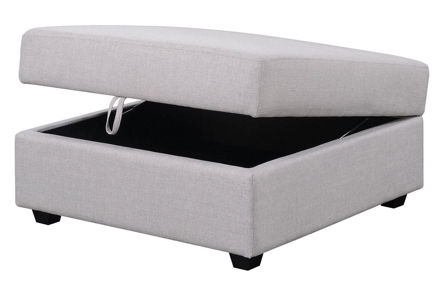 Coaster - Cambria Square Storage Ottoman in Gray