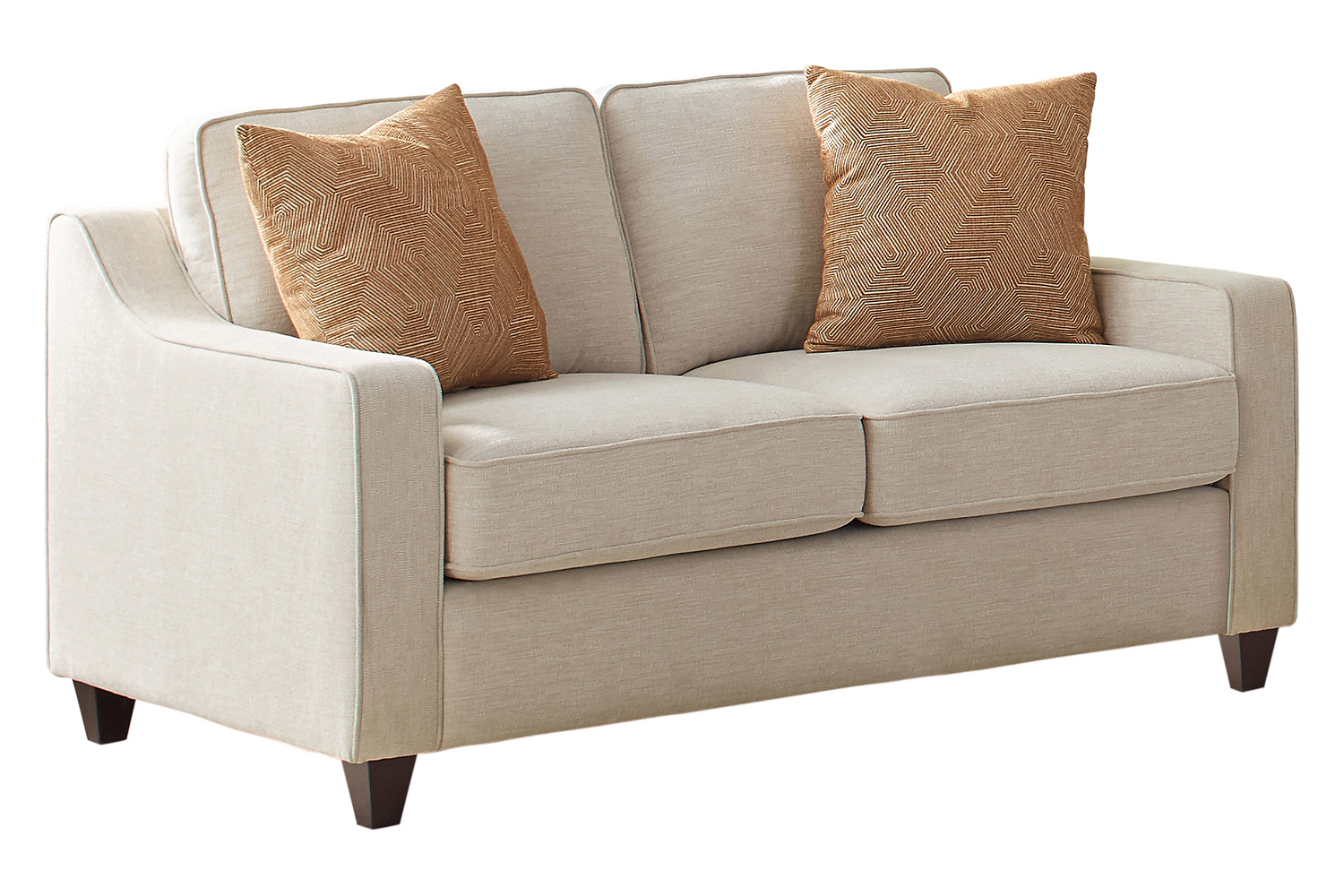 Coaster - Christine Upholstered Cushion Back Sofa in Beige